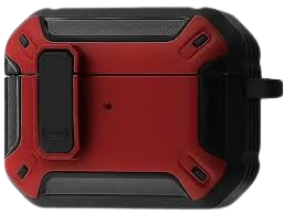 Чохол for AirPods 3 Defender CASE (з карабіном) Red/Black